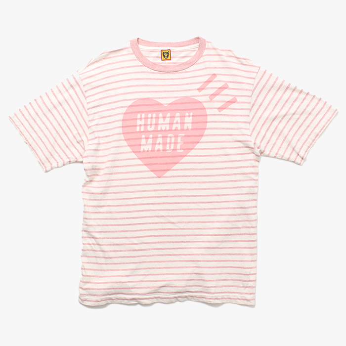 HUMAN MADE &quot;Pink Stripe T-Shirts&quot;